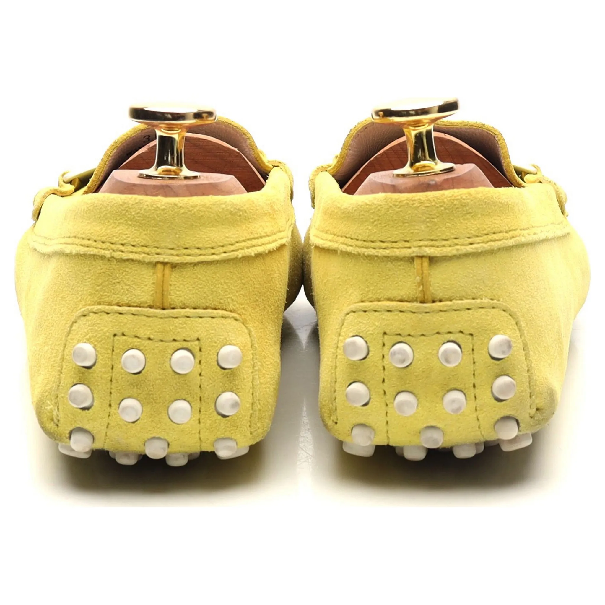 Yellow Suede Driving Loafers UK 3 EU 36 Women